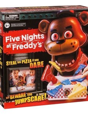 Five Nights At Freddy's Steal His Pizza FNAF Board Game Jump Scare New 2017 HTF